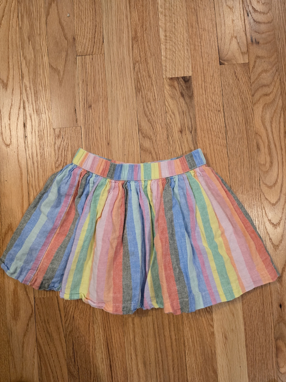 GAP Pastel Rainbow Stripe Skirt